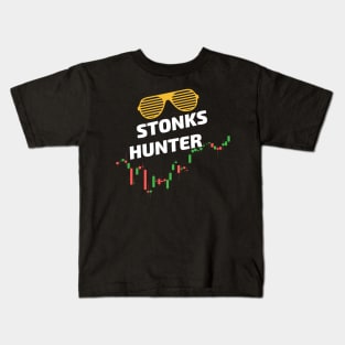 Stonks Hunter Kids T-Shirt
